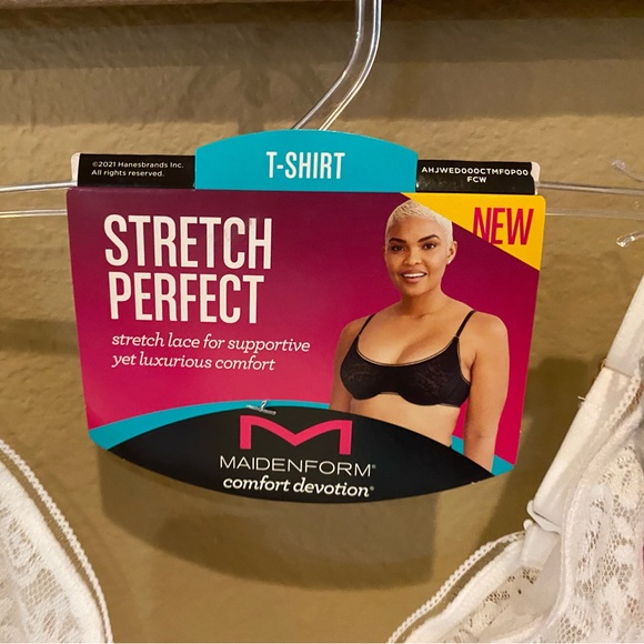 SALE NWT Stretch Lace Demi Bra in White - Picture 4 of 9